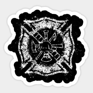 Fire Department - Maltese Cross Sticker